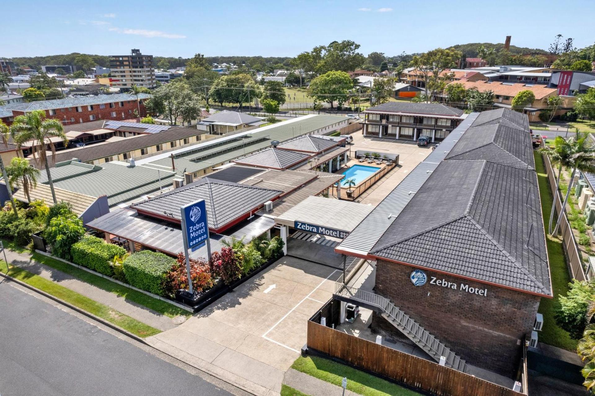 Zebra Motel Coffs Harbour Bagian luar foto