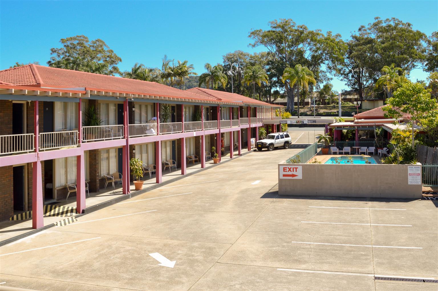 Zebra Motel Coffs Harbour Bagian luar foto